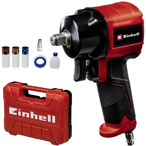 Einhell TC-PW 610 Compact - Pneumatische Slagmoersleutel |610 Nm | 8 bar | 9000 omw/min - 4138965 - 4138965