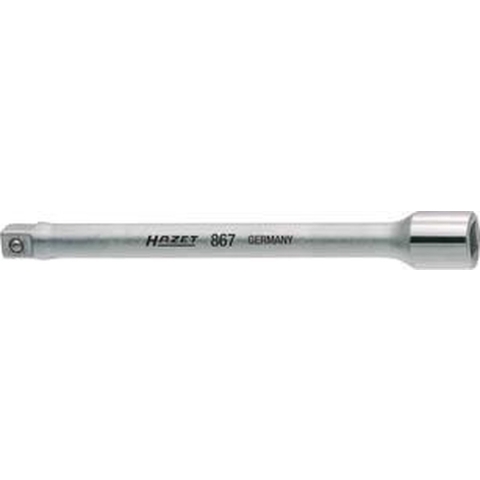 HAZET Verlengstuk 867-4 · 1/4 inch (6,3 mm) vierkant hol · 1/4 inch (6,3 mm) vierkant massief · Lengte: 101,5 mm
