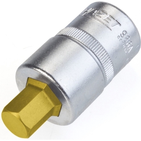 HAZET Dopsleutelbit 986A-7/16 · 1/2 inch (12,5 mm) vierkant hol · Binnen-zeskant-profiel · SW 7/16?