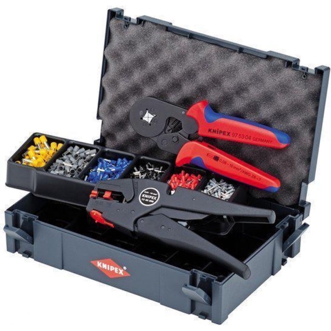 Knipex Krimp-assortiment voor adereindhulzen - 97 90 10