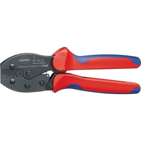Knipex KNIPEX PreciForce© Krimptang gebruineerd met meer-componentengrepen 220 mm - 975238