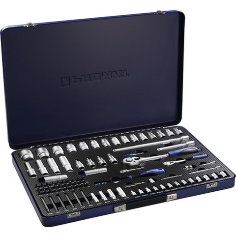 Promat Dopsleutelset | 91-delig 1/4 + 1/2 inch | sleutelwijdtes 4-32 mm | aantal tanden 20/36 6-Kant - 4000821192 - 4000821192