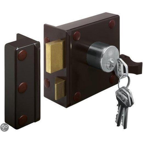 Lips 1753 Cilinderoplegslot met vaste buitencilinder | dag- en nachtschoot | SKG** | DM 50mm | draairichting 1. - 7956073