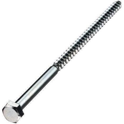 Hoenderdaal Houtdraadbout Vz 4.6 Sw-12 Din571 7X150 | 100 stuks - 2040.01.59101