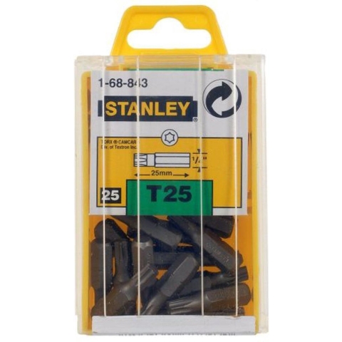 Stanley handgereedschap 1/4" Bits Torx T25 | 25 stuks - 1-68-843