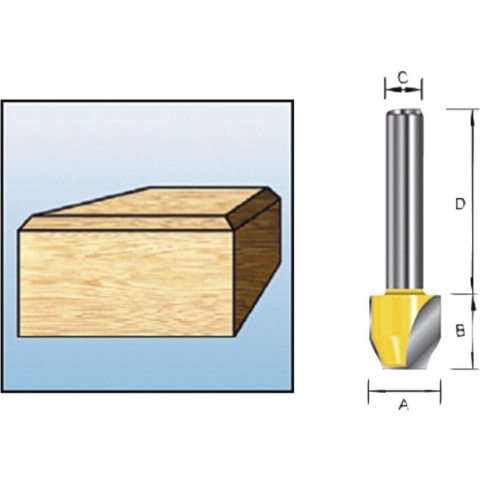 Makita Accessoires Afkantfrees HM R30 S8 - D-10659