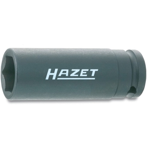 HAZET Krachtdopsleutel 900SLG-17 · 1/2 inch (12,5 mm) vierkant hol · Buiten-zeskant-tractieprofiel · SW 17 mm