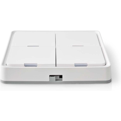 Nedis SmartLife Wandschakelaar | Zigbee 3.0 | Kunststof | Wit | 1 stuks - ZBWS40WT ZBWS40WT