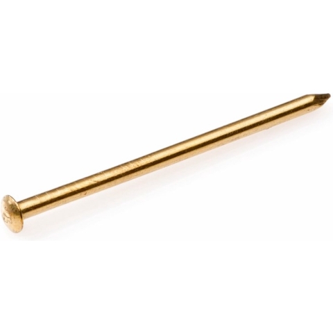 Hoenderdaal Draadnagel Messing Bombekop 1.2X15 | 1 kg - 8003.20.04410