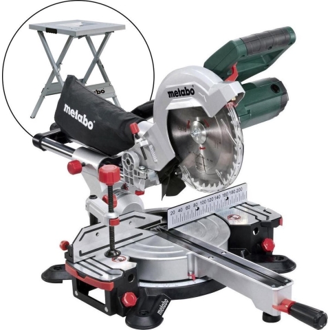 Metabo KGS 216 M Afkortzaag + UMS onderstel | 1500 Watt met trekfunctie - 690647000