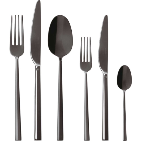 Sambonet Bestekset Rock - Zwart - 36 delig / 6 personen