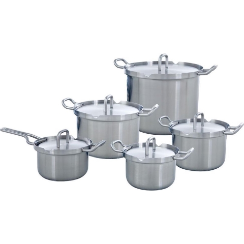 BK Pannenset Q-linair Master RVS - 5 Delig