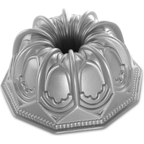 Nordic Ware Tulband / Bakvorm - Cathedral Bundt Zilver - Gietaluminium - ø 25 cm / 2.1 liter