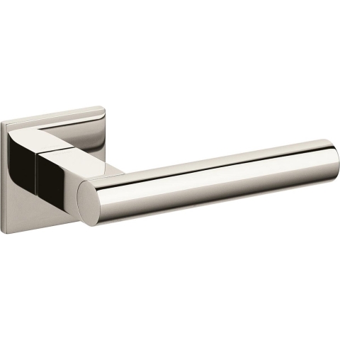 Olivari | Deurkruk Euclide Q op rozet | Nikkel titaan PVD