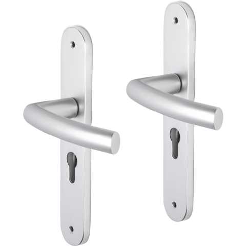 Impresso Burton Aluminium op Ovaal schild met schroeven