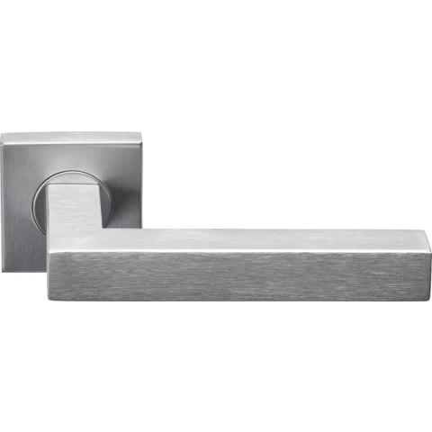 Formani | Deurkruk BASIC BSQ1-G op vierkant rozet | RVS mat