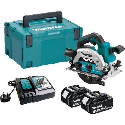 Makita DHS660RTJ Accu Cirkelzaag 165mm 18V 5.0Ah in Mbox