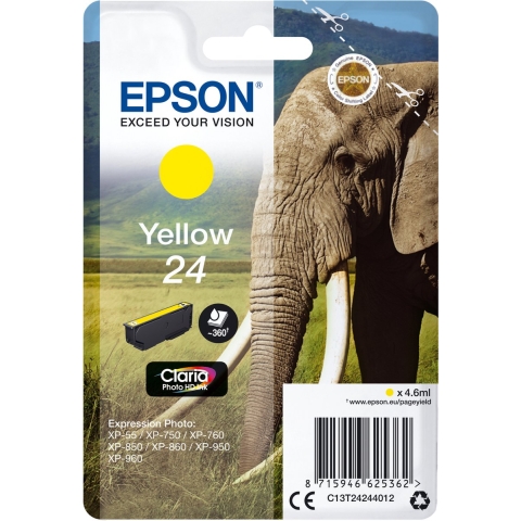 Epson Inktcartridge T2424, 24 Origineel Geel C13T24244012