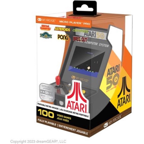 Atari Mini Arcade - Micro Player Pro Atari 50th Anniversary (100 Games in 1)