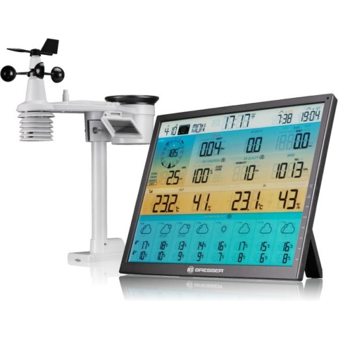 BRESSER 8-daags 4CAST XL WiFi solar-weerstation 7-in-1