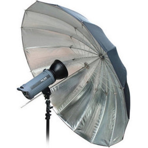 BRESSER SM-09 Jumbo Paraplu 162 cm zilver/zwart