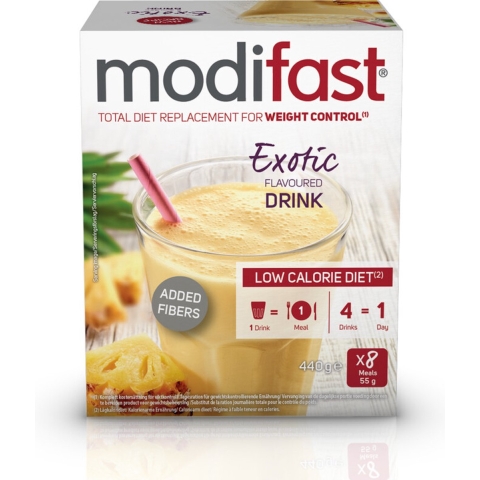 4x Modifast Intensive Milkshake Exotic 100 gr