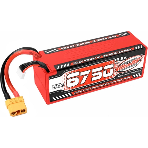 Team Corally Voltax Lipo 120c 14,8 volt 6750mah met XT90 Stekker