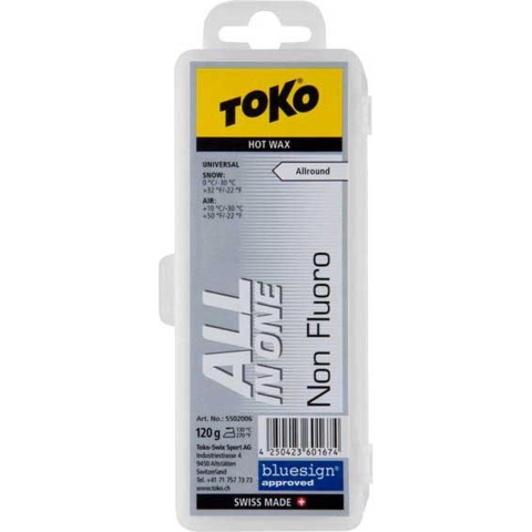 TOKO All-in-one Hot Wax universal 120 gram ski en snowboard wax