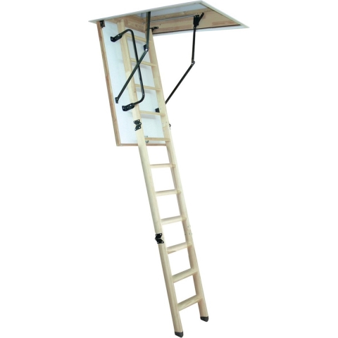 Altrex Woodytrex De Luxe 3-delige Zoldertrap - Hout - 120 X 70cm