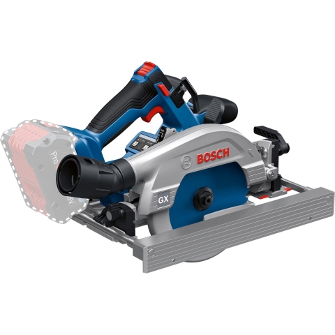 Bosch GKS 18V-57-2 GX 18V Accu Afkortzaag Voor Geleiderail Body In L-boxx - 165 Mm