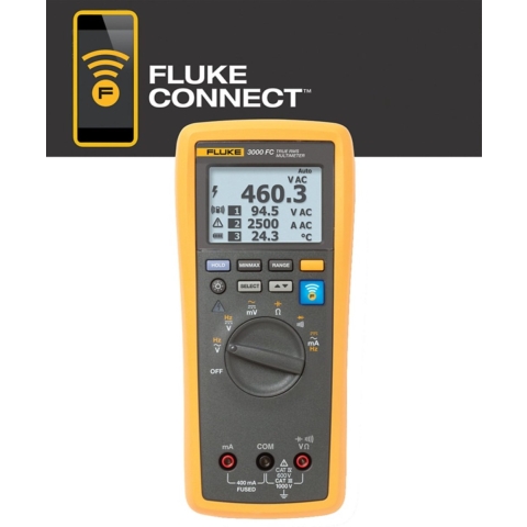Fluke FLK-3000 FC Multimeter Digitaal Grafisch display, Datalogger CAT III 1000 V, CAT IV 600 V Weergave (counts): 10000