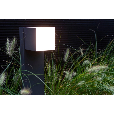 Lutec CUBA 6939412070278 Staande LED-buitenlamp 12 W Warmwit Antraciet
