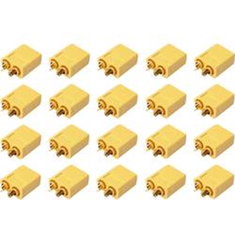 Reely 1399717 Accupack stekker XT60 Verguld 20 stuk(s)