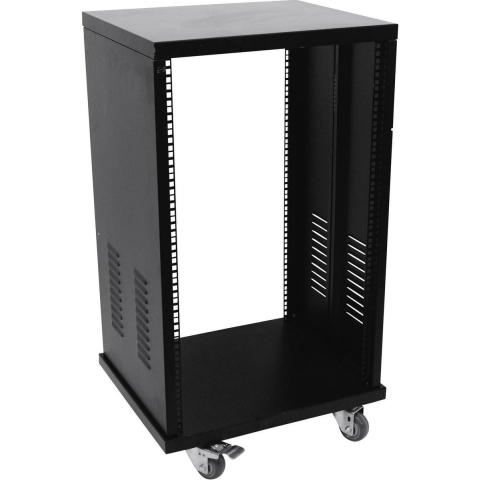 Omnitronic SR-19 19 inch rack 16 HE Staal Incl. wielen