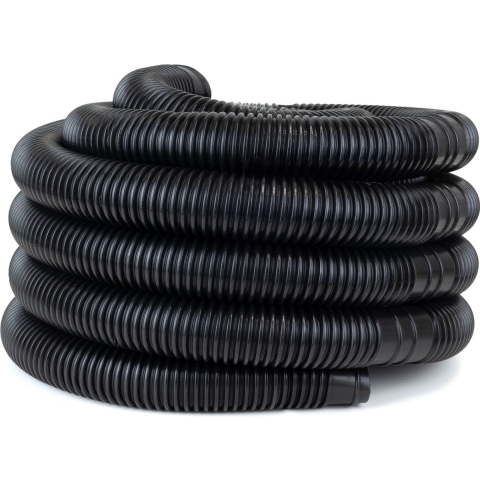 W'eau Zwembadslang zwart 32 mm - 15 meter