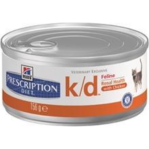 Hill&apos;s Prescription Diet K/D Kidney Care nat kattenvoer met kip blik 1 tray (24 x 156 g)