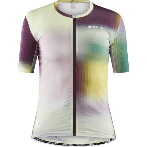 CRAFT Damesshirt met korte mouwen ADV Aero damesfietsshirt, Maat M, Wielershirt,