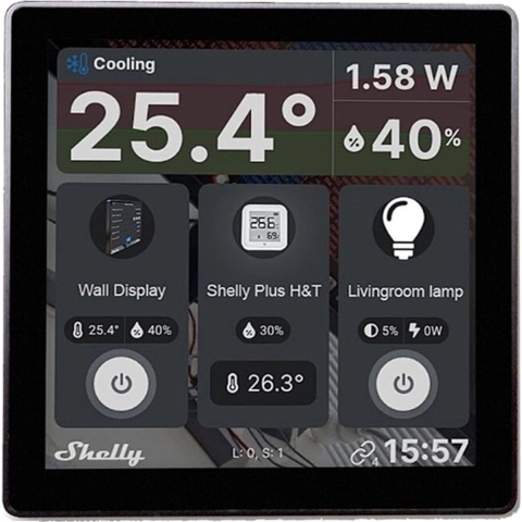 Shelly Wall Display Muur-touchdisplay WiFi