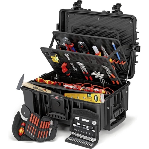 Knipex Robust45 Elektro 00 21 37 Elektricien Gereedschapskoffer (met inhoud) 63-delig