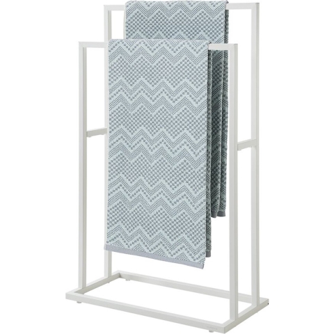 Sealskin Carré - Handdoekrek vrijstaand - 24 x 48 x 78,5 cm - voor 2 handdoeken - Wit