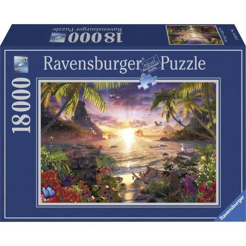Ravensburger puzzel Lassen Paradijselijke zonsondergang - Legpuzzel - 18000 stukjes
