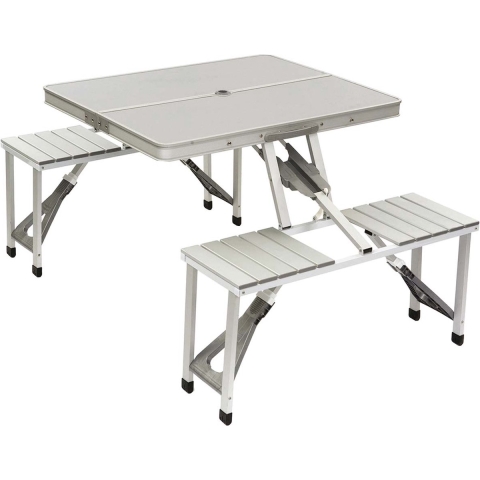 Bo-Camp - Picknicktafel - Aluminium - Inklapbaar
