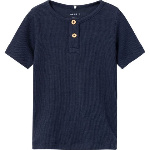 Name It T-Shirt - Noos - NmmKab - Dark Sapphire - Name It - 4 jaar (104) - T-Shirt