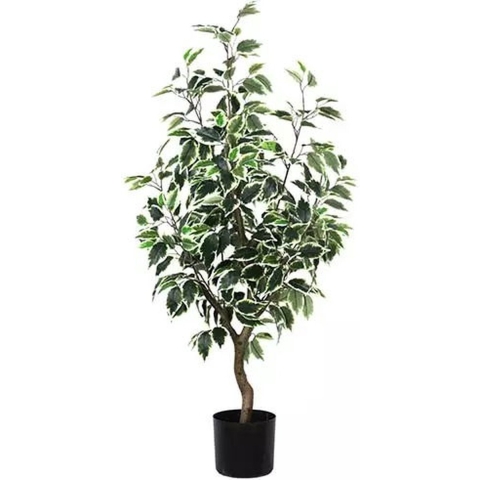 Ficus Bonsai Lichtgroen 60 cm kunstplant - Buitengewoon de boet