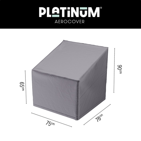 Loungestoelhoes hoge rug 75 x 78 x 65 tot 90 - Aerocover