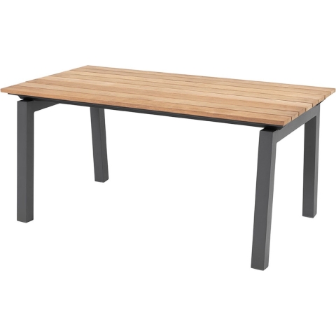 Taste Salix High Coffee Tafel Teak Antracite 120 x 64 x 55 cm - 4so