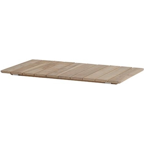 Cricket coffeetable teak top 120 x 70 cm - 4so