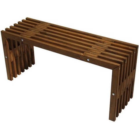 D-bench 100 pine brown oiled - Buitengewoon de boet