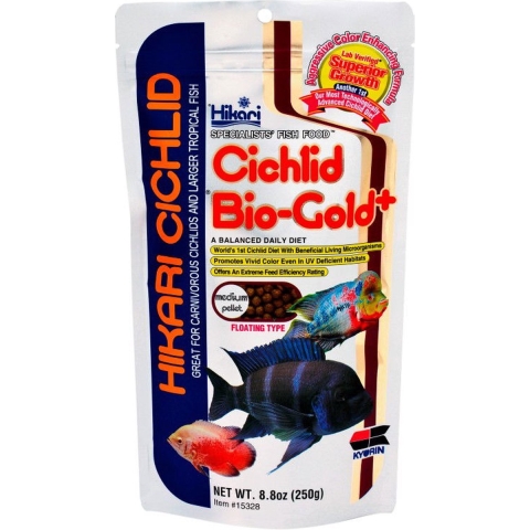 Hik cichlid bio-gold medium 250 gram - Hikari