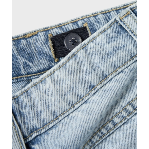 Name It Jeans - Breed - Noos - NkfBella - Light Blue Gebleekt ho - Name It - 8 jaar (128) - Jeans